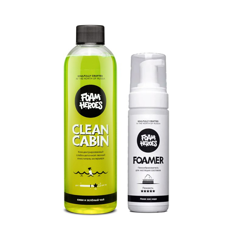 Clean Cabin ������������� ������ ��� ��������� ������, 500�� + ����������������, 165�� Foam Heroes