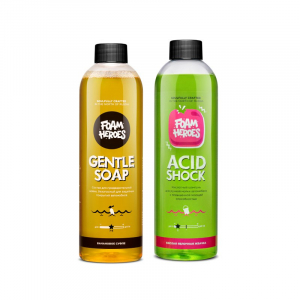 Gentle Soap Banana ������ ��� ��������������� �����, 500�� + Acid Shock ��������� ������� ��� ������ �����, 500�� Foam Heroes