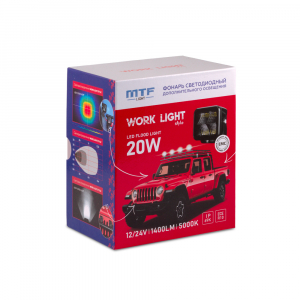 Прожектор светодиодный MTF LIGHT серия STYLE 12-36V, 20W, 1400lm, ECE R10, квадратный, шт. Прожектор светодиодный MTF LIGHT серия STYLE 12-36V, 20W, 1400lm, ECE R10, квадратный, шт.