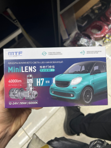 ������������ ����� MTF LIGHT ����� MiniLENS H7, 12/24V, 55W, 6000K, 4000LM, �-�.