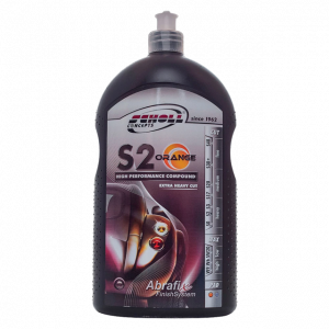 S2 Orange Hochleistungspaste Высокоэффективная абразивная полировальная паста Scholl, 1л