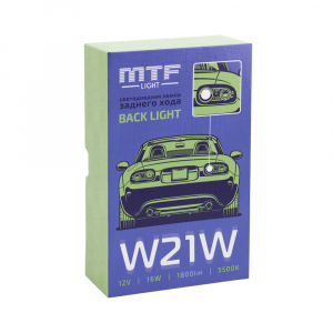 ������������ ����� MTF LIGHT ����� BACK LIGHT � ������ ������� ����, 12�,16��, 5000�, W21W, ��