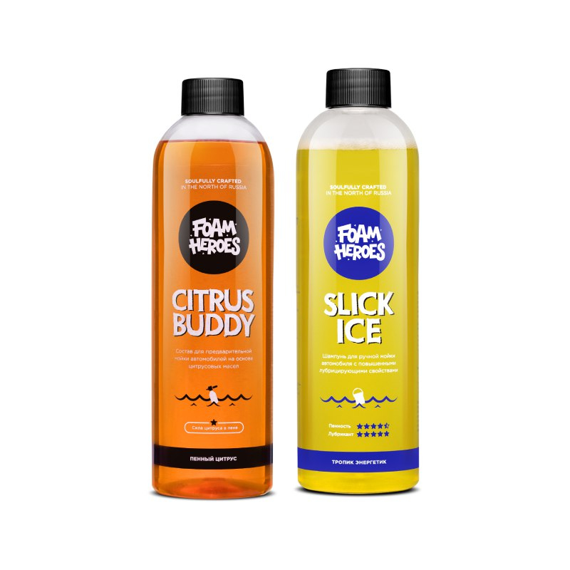 Citrus Buddy ������� ��� ��������������� �����, 500�� + Slick Ice Zippy ������� ��� ������ �����, 500�� Foam Heroes