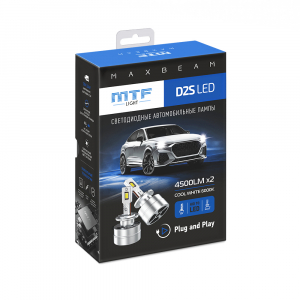 ������������ ����� MTF Light, ����� MaxBeam, D2S, 85V, 35W, 4500lm, 6000K, �����, ��������.