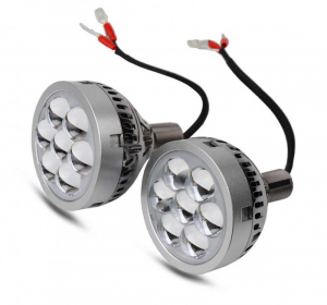 Светодиодные модули LED Aozoom ALPD-04 дальнего света с DRL (паучий глаз), под маски 3.0 дюйма, крепеж H7/H4, 21Вт (комплект, 2шт)