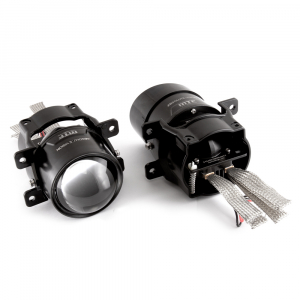 Светодиодные ПТФ линзы MTF Light серия ABSOLUTE VISION, 12В, птф/дальний 32/44Вт, 5500К