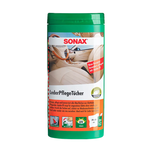 LEATHER CARE WIPES �������� ��� ������� ���� � ���� SONAX