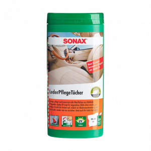 LEATHER CARE WIPES Салфетки для очистки кожи в тубе SONAX