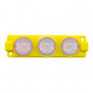 Светодиодный модуль 3LED ЖЕЛТЫЙ 12v