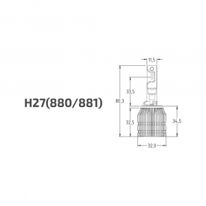 Светодиодные лампы MTF Light серия ACTIVE NIGHT, H27(880/881), 18W, 1750lm, 6000K, комплект. Светодиодные лампы MTF Light серия ACTIVE NIGHT, H27(880/881), 18W, 1750lm, 6000K, комплект.