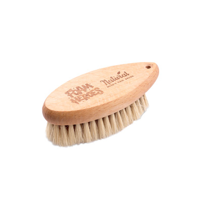 Foam Heroes Natural Boar's Hair Brush ����� ��� ������� ����, 13.4x5.9��