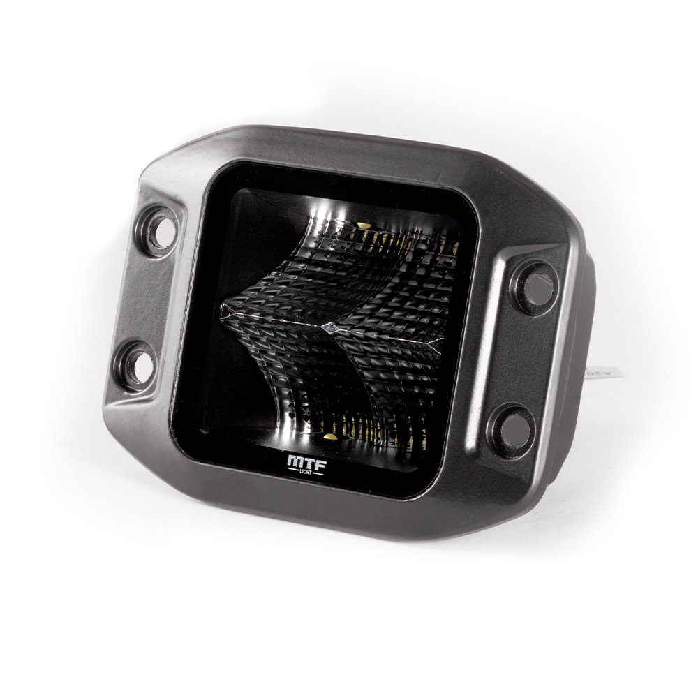 Прожектор светодиодный MTF LIGHT серия STYLE 12-36V, 40W, 3000lm, ECE R10, квадрат, встр-мый, шт.