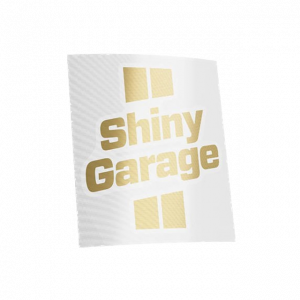 Наклейка золотая Shiny Garage, 8см*8см