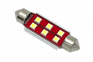 ����� ������������ Y002-41 6SMD (��� �������) 41mm ������ ����� 12-24v