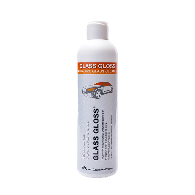 Абразивный очиститель стекла Glass Gloss, 250мл