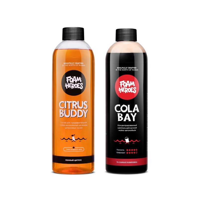 Citrus Buddy ������� ��� ��������������� �����, 500�� + Cola Bay ������� ��� ������ �����, 500�� Foam Heroes